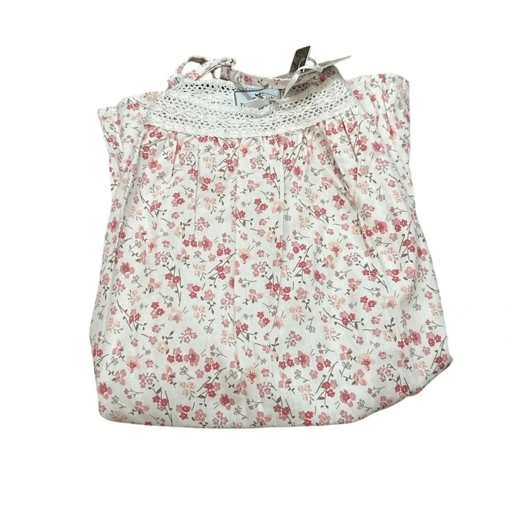 Petite Plume Girl's Twill Lily Nightgown in Dorset Floral Size 5 New with tags